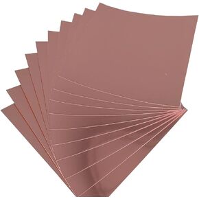 Premium 10 Sheets Mirror foil Board Sparkling Black Cardstock Reflective, Shiny Poster Board 12 x 12 inches 250GSM Use For Scrapbooking Paper Cutting Bending Or Shaping, 30cm