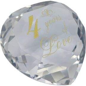 15th Anniversary Crystal Gifts for Husband Wife Boyfriend or Girlfriend, 15 Year Wedding Anniversary Valentines Day Romantic Gifts for Her Him Funny 15 Year Anniversary Marriage Presents for Couple