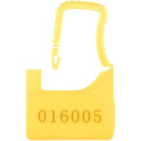 Numbered Security Plastic Padlocks Seals Small Disposable Tags Green 100pcs per Order
