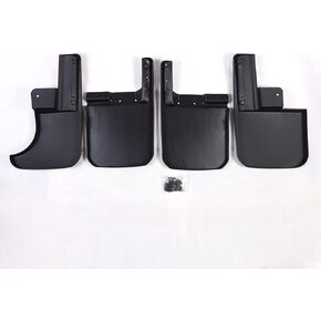 Gladiator Mud Flaps Splash Guards Fender Front and Rear Black for Jeep Gladiator 2020