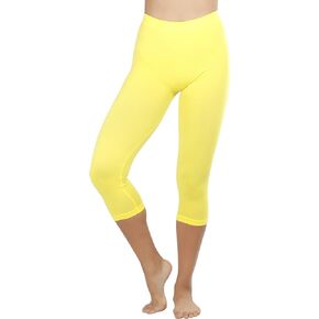 ToBeInStyle Women’s Capri Length Seamless Lightweight Stretch Leggings