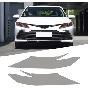 Compatible with 45% Light Smoke Headlight Vinyl Tint Film Pre-Cut Overlay Wrap Cover for Toyota Camry 2018-2022,Exterior Accessories