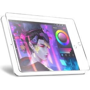 XIRON Paper Screen Protector Compatible with iPad 6th/5th Generation (9.7-Inch,2018/2017), iPad Air 1,iPad Air 2,iPad Pro 9.7 inch, Matte PET Film Anti-Glare Screen Protector for Drawing, Writing