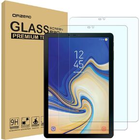 Orzero (2 Pack) For Samsung Galaxy Tab S4 2018 T835, T830 Tempered Glass Screen Protector, 9 Hardness HD Anti-Scratch Full-Coverage (2.5D Arc Edges) (Lifetime Replacement)