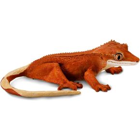 Safari Ltd. Crested Gecko - نموذج مجسم واقعي 5.5 بوصة - لعبة تعليمية للأولاد والبنات والأطفال من سن 3 سنوات فما فوق