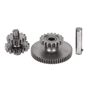 Starter Gear, 17T Engine Starter Reduction Gear Kit Fit for Motorcycle 150CC 200CC 250CC CG125 CG200 CG250