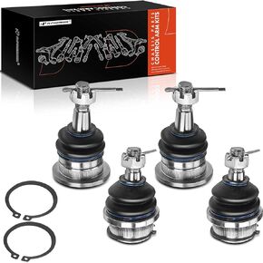 A-Premium Set of 4, Front Upper & Lower Ball Joints Kit, Compatible with Toyota Tacoma 2005-2021