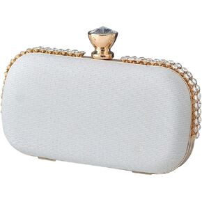 Ladies Clutch Bag Sparkly Rhinestone Evening Bag Women Charming Glittering Handbag