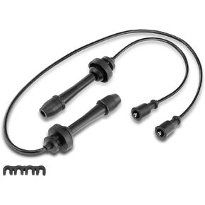 A-Premium Ignition Spark Plug Wires Set of 2 Compatible with Mazda Protege 2001-2003, Protege5 2002-2003, L4 2.0L Naturally Aspirated