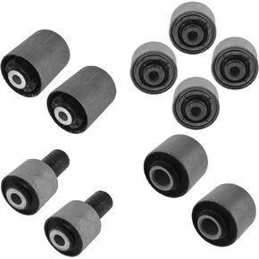Control Arm Bushing Upper Lower Front Rear Kit Set of 10 for Lexus LS460 LS600H RWD
