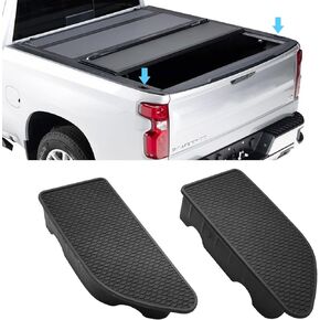 Compatible with 2019 2020 2021 2022 2023 GMC Stake Pocket Covers and Chevy Bed Rail Stake Pocket Covers,Stake Pocket Hole Plug Covers for Sierra 1500 and Silverado 1500 2500HD 3500HD (Set of 2)