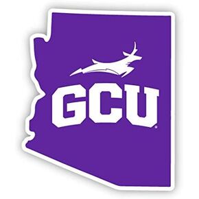 Grand Canyon University Lopes 4 Inch State Shape Vinyl Decal Sticker Officially Licensed Collegiate Product