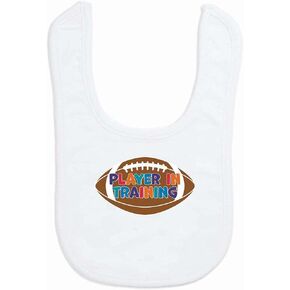 ChalkTalkSPORTS Football Baby & Infant Bibs | Soft Microfiber Football Baby Bibs