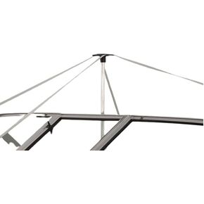 Universal Boat Support System | 2-Pole or 4-Pole Kit | Poles Extendable 36" - 70" | 100 ft. of Webbing Included (2-Pole Kit)