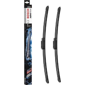 شفرة ممسحة بديلة للمعدات الأصلية Aerotwin من Bosch 3397118934 - 22 بوصة/22 بوصة (مجموعة من 2)، قفل علوي
