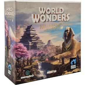 World Wonders Mundo Expansion, Strategy Board Game, for 1 to 5 Players and Ages 14+, Arcane Wonders