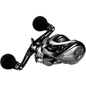 HIAW Baitcaster Reels Low Profile Baitcaster Fishing Reel 11+1BB 5.4:1 Gear Ratio 21LB Drag Power Smooth Baitcasting Reels