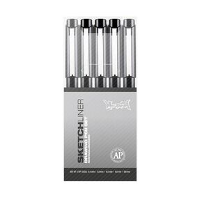 Montana Cans Sketchliner 5-Pen Set, Black (337383)