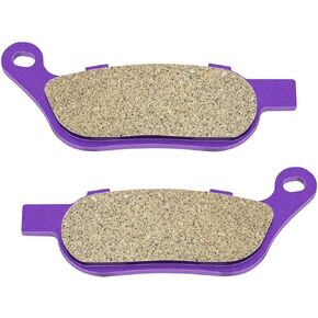 SCITOO Carbon Fiber Brake Pads Fit for Dyna Switchback FLD 2012 2013 2014 2015 2016, for Fatboy Lo S FLSTFBS 2016, Softail Custom FXSTC 2008 2009 2010, Rocker FXCW 2008 2009