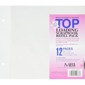 واقيات الصفحات مقاس 8x8 بوصة من MCS (6 قطع) تحميل علوي (899078)