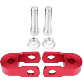 Motorcycle Shock Riser, 2pcs Universal Motorcycle Rear Shock Absorbers Riser Height Extension(With Screw)