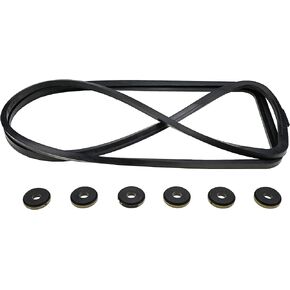 JEENDA Tappet Cover Gasket & Grommet Seals Compatible with 89-02 12V Dodge Cummins 6BT 5.9 3284623 4994848