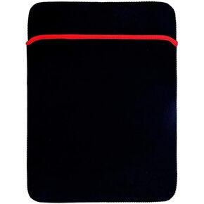 CLGD 15.6 inch Laptop Sleeve Case Cover for MacBook Pro 16" & 15.4", Surface Book 2/1 15" and Most Popular 15"-16" HP Dell Lenovo Asus Acer Razer MSI Notebooks,Black&Red