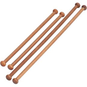 4PCS Wooden Flag Banner Pole, 9/12 Inch Horizontal Wall Flag Hanger Dowel Rod Wood Tapestry Rods Macrame Wall Hanging Flagpole Sticks for DIY Tapestry Flag Poster
