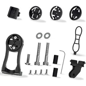 Cycling Computer Mount - Out Front GPS Combo Mount for Wahoo Garmin Bryton Cateye, Mountain Bike Accessories Compatible with 1.26'' 32mm Handlebar