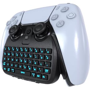 Collective Minds Wireless Controller Keyboard for PS5, Bluetooth Mini Portable Gamepad Chatpad for Seamless PlayStation 5 Voice Chat for Messaging and Gaming Live Chat