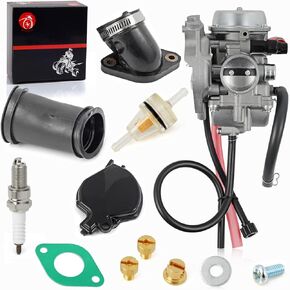 MOTO1988 Carburetor Carb & Intake Manifold For Arctic Cat 250 2002-2005 Arctic Cat 300 2001-2005 Carb 0470-448 0470-387