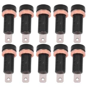 10PCS 4mm Banana Jack Socket Female, Connector Panel for Electronic Instrument (Green)