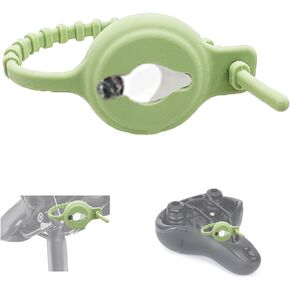 Airtag Bike Mount Loop Holder for Electric Bikes, Mountain Bike, Dirt Bikes, Airtag Cases with Silicone Airtag Waterproof, Easy Use for Bicycle Seat, Cover for Apple Airtag