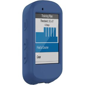 Fit for Garmin Edge 530 GPS Case Protector Cover, Colorful Soft Silicone Protective Case Bumper Sleeve Shell Accessories for Garmin Edge 530 GPS Bike Computer (Black)