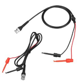 2Pcs Oscilloscope Probes Clip Test Grabbers Coaxial Cable Coax Mini BNC to Dual Testing Plunger Hook for Testing Work for Mechanical