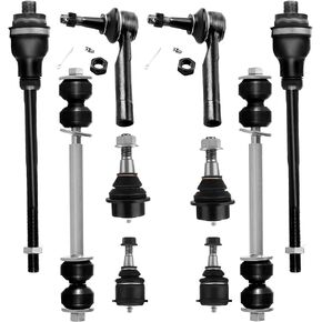 10pc Set Front Suspension Kit Tie Rod End Sway Bar Link Lower Upper Ball Joint Replacement For 1999-2006 For Chevy Silverado 1500 4WD 2003-2005 Silverado 1500 AWD 2004-2006 Silverado 1500 RWD