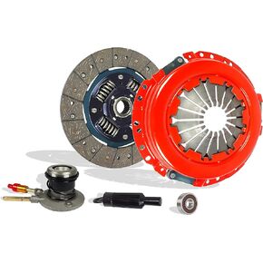 Clutch With Slave Kit Compatible With Canyon Colorado Canyon I-280 I-290 Z71 Z85 SL SLE SLT WT Extended Fleet 2004-2012 2.8L 2770CC 169Cu. In. l4 GAS DOHC Naturally Aspirated (Stage 1; 04-219RS)