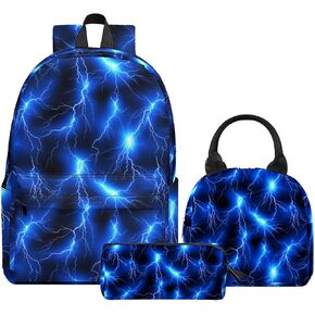 مجموعة حقيبة ظهر مطبوعة لكرة القدم للأولاد والأطفال، 3 قطع حقيبة كتب مع مقلمة للمدرسة، حقيبة ظهر للكمبيوتر المحمول خفيفة الوزن مقاس 17 بوصة مع حقيبة غداء للرجال والمراهقين والمكاتب والمدرسة الثانوية in Kuwait