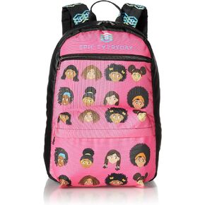 EPIC Everyday School, Travel Backpack African American Boy Characters (Blue)