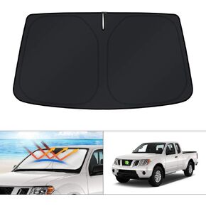 KUST Custom Fit Windshield Sun Shade for 2006-2021 Nissan Frontier Sunshade Foldable Sun Visor Protector Blocks UV Rays Keep Your Car Cooler