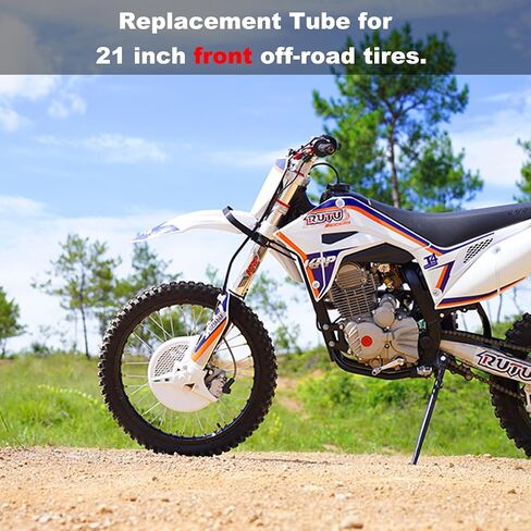 90/100-14 Dirt Bike Tube,RUTU 2.5mm Reinforced Motocross Inner Tube 2.75/3.00-14 Thick Butyl Rubber Tire Tube for Enduro Use in Saudi Arabia