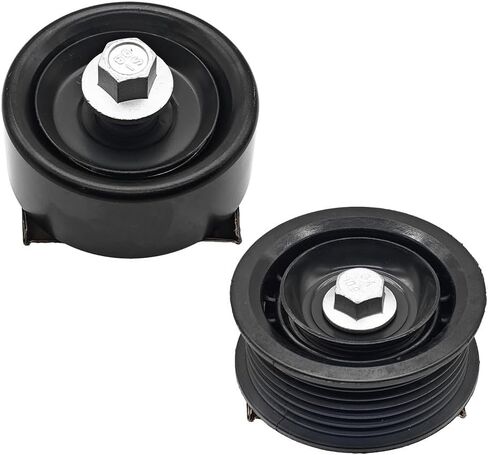 Belt Tensioner & Idler Pulley V-Ribbed Belt Kits Fit for Hyundai Sonata Kia 2.0L 2.4L Replace 252122G760 2528125000 25281-25000 25287-25110 25212-2G760 in Kuwait