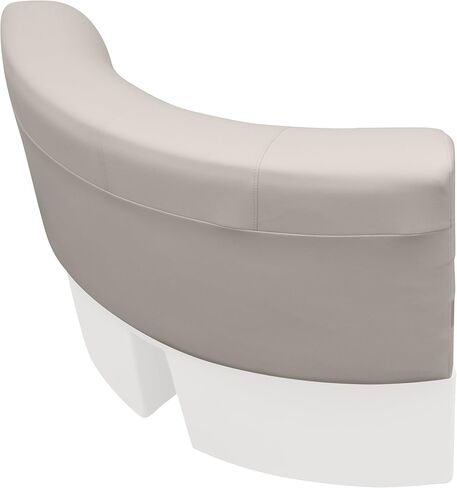 Wise BM11028-1066 Premier Series Pontoon 28" Radius Corner Seat Cushion Set, Stone/Mocha Java/Khaki in Saudi Arabia