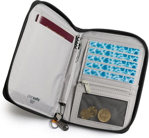 منظم السفر المدمج للرجال من Pacsafe Rfidsafe RFID in Kuwait
