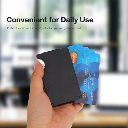 To My Son Gifts,Minimalist Personalized Engraved Metal Wallet,Slim Wallet for Men,Birthday Gifts Graduation Gifts Christmas Gift (TO MY SON) in Kuwait
