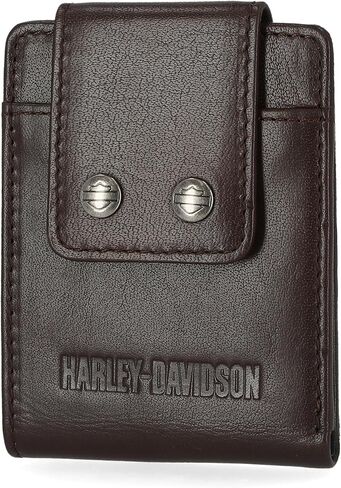 Harley Davidson Men's Leather RFID Blocking Billfold Wallet in Saudi Arabia