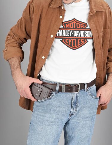 Harley Davidson Men's Leather RFID Blocking Billfold Wallet in Saudi Arabia