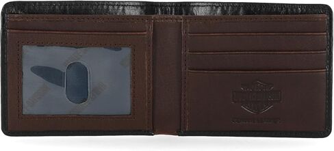 Harley Davidson Men's Leather RFID Blocking Billfold Wallet in Saudi Arabia
