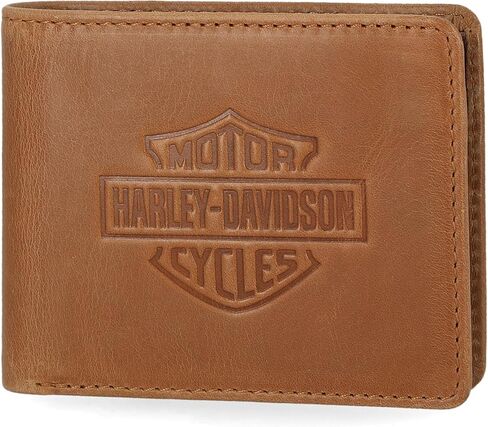 Harley Davidson Men's Leather RFID Blocking Billfold Wallet in Saudi Arabia