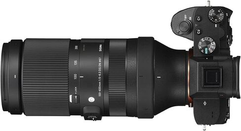 Sigma 100-400mm f/5-6.3 DG DN OS Contemporary Lens for Sony E (750965) Bundle + Backpack + 64GB Card + Lens Case + Card Reader + 3 Piece Filter Kit + Cleaning Set + Flex Tripod + More in Saudi Arabia